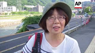 Aftermath of heavy rains in Hiroshima as death toll rises