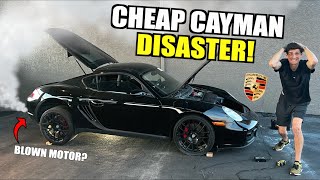 I Bought The Cheapest Porsche Cayman In The World and It's a DISASTER!!