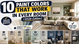 10 Paint Colors That Work in Every Room (2026 Edition)