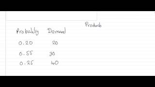 Expected values and payoff tables