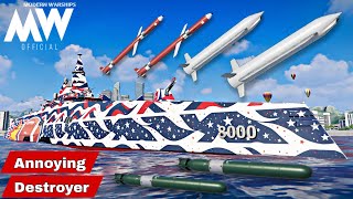 SPS SMART 8000 - Most Annoying destroyer🔥- Modern Warships