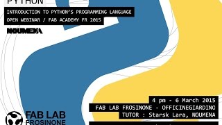 OPEN WEBINAR | PYTHON