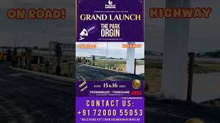 Plots for sale in Chennai Bangalore Highway NH4 at Poonamalle Thandalam On Road #chennaihousingvlog