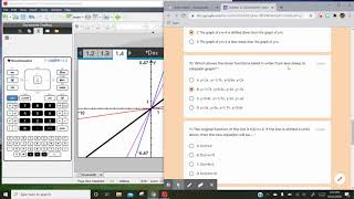 October 27: Linear Function Parameter Changes Exc A
