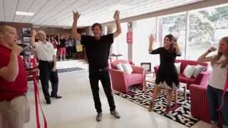 Cortney and Bob Novogratz Call the Hogs, Makeover Dorm Space with Walmart