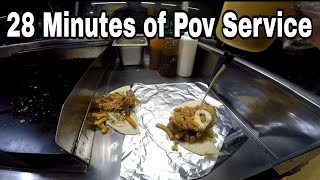 Pov Service : 28 minutes of busiest takeaway making afghani burger,grilling and frying