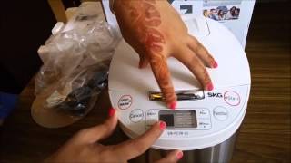 SKG Electric Rice Cooker EB FC38 22 Unboxing Review powered by Tinydeal