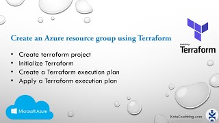 Create an Azure resource group using Terraform | Terraform with Azure