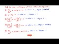 🔵02 order and degree of a differential equation exercise