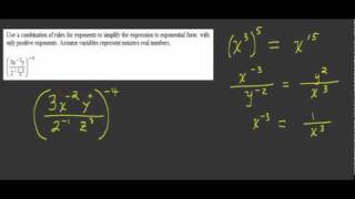 Rules for exponents - Examples 2
