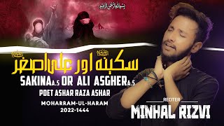 Sakina Or Ali Asghar - Minhal Rizvi - Bibi Sakina new noha 2022 - Hazrat Ali asghar new noha 2022