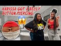 MY SISTER TOOK KARISSA TO GET HER BELLY BUTTON PIERCED (NEW INTRO)