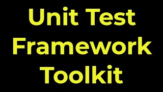 LabVIEW Unit Test Framework Toolkit