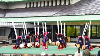 金津流 野手崎獅子躍　岩手県奥州市江刺区梁川　鹿踊　北上市鬼の館芸能公演　2023.11.05