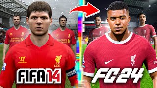 I Rebuild Liverpool From FIFA 14 to FC 24!