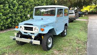 1973 Toyota Land Cruiser FJ40 Baby Blue (Exterior and under)