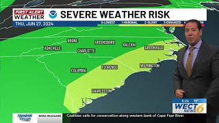 Your First Alert Forecast from Wed. morning, June 26, 2024