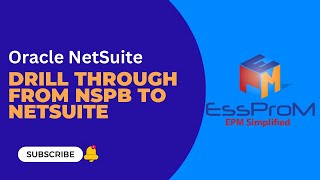 Oracle NetSuite | Drill Through from NSPB to NetSuite | EssProM