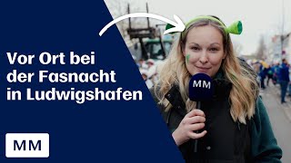 Unterwegs auf dem Fastnachtsumzug der Städte Mannheim und Ludwigshafen