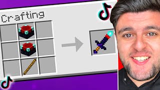 ვიმეორებ TikTok ლაიფხაკებს Minecraft -ში! 😂🔥