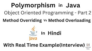 Polymorphism in Java in Hindi| Method Overriding Vs Method Overloading | Java Tutorial in Hindi