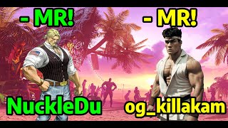 🔥 STREET FIGHTER 6 ➥ NuckleDu (GUILE ガイル) VS. og_killakam (RYU リュウ) LEGEND RANKS 🔥