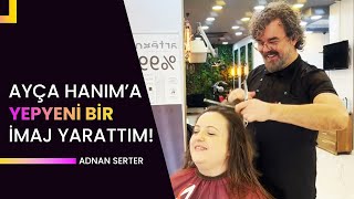 Çekilişi kazanan takipçim Ayca Hanım'a yepyeni bir imaj yarattım! | Adnan Serter