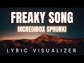 incredibox sprunki - freaky song | LYRIC VISUALIZER Version