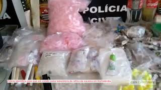 Polícia estoura laboratório de refino de drogas em Hortolândia