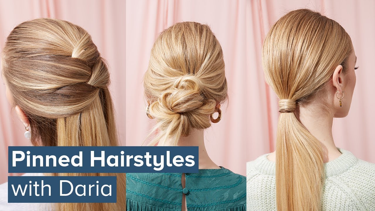 Pinned Hairstyles Easy Styles For Long Hair Youtube