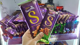 Cadbury Dairy Milk Silk Roast Almond🍫🫠 #shorts #dairymilk #love #chocolate #shortsfeed #video#almond