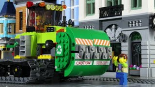LEGO Experimental Destruction Tractor STOP MOTION LEGO Trucks and Cars | LEGO Ve