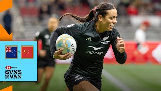 Another W for New Zealand 🇳🇿 | New Zealand v China | HSBC SVNS Vancouver 2025 | Match Highlights