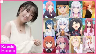 Kaede Hondo [本渡 楓] Top Same Voice Characters Roles