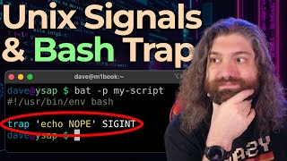 Trapping signals with `trap` in Bash! Responding to Unix signals. You Suck at Programming #064