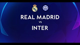 REAL MADRID - INTER | 2-0 Live Streaming | CHAMPIONS LEAGUE