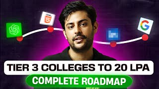 Tier 3 college to 20+ LPA with Proof | Complete roadmap