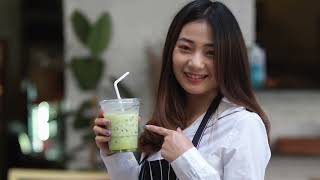 How to make matcha Latte របៀបធ្វើម៉ាឆាឡាតេ