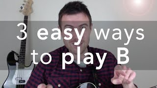 B Guitar Chord - 3 Easy Ways To Play This Tough Chord