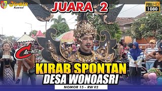 JUARA 2 RW 2 KIRAB BUDAYA (SPONTAN) DESA WONOASRI