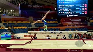 SAJN Adela (SLO) - 2018 Artistic Worlds, Doha (QAT) - Qualifications Balance Beam