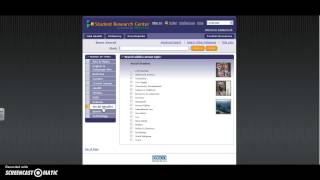 BadgerLink Student Research Center Tutorial