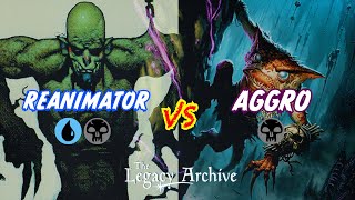 Dimir Reanimator vs Mono Black Aggro - Legacy MTG Gameplay