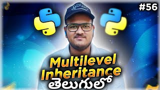 Python Multilevel Inheritance in Telugu | Srk Codes!
