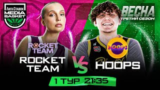HOOPS vs Rocket Team | 1 тур | 3 сезон | MEDIA BASKET