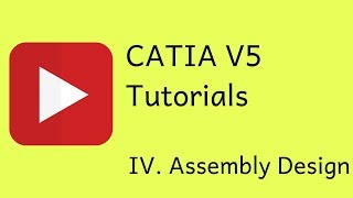 CATIA V5 Tutorials #75. Fix Component Constraint