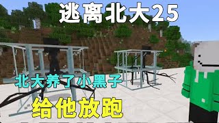 minecraft：老師竟然偷偷養了兩隻小黑子，一定是偷別人的，放生讓他們找自己的主人吧！ 【傲安咕咕】