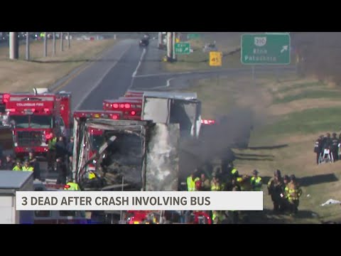 Three People Killed In Ohio Bus Crash - YouTube