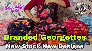 Branded Georgette Sarees💕#onlineshopping #fancysarees #branded #georgette #partywear #newstock ##