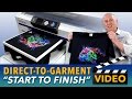 Epson SureColor F2000 Direct To Garment Printing Start to Finish